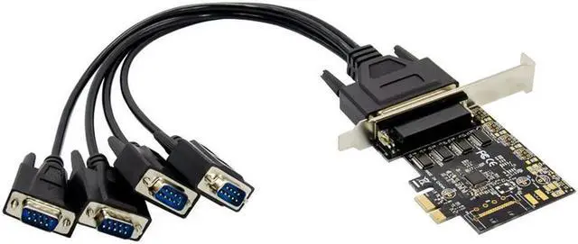 Main image of FOR PCIE AX99100 4S DB9 RS232 Serial Port Card Controller Card PCI Express 99100 4 ports rs-232 to pci-e com Adapter cable
