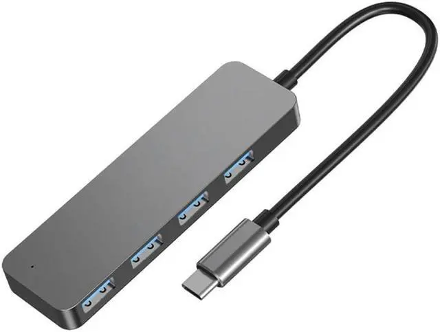 Alt view image 2 of 2 - FOR Type C HUB 4 Ports USB 3.0 Adaptor Splitter 5Gbps High-Speed Transmission ing Station For Laptops
