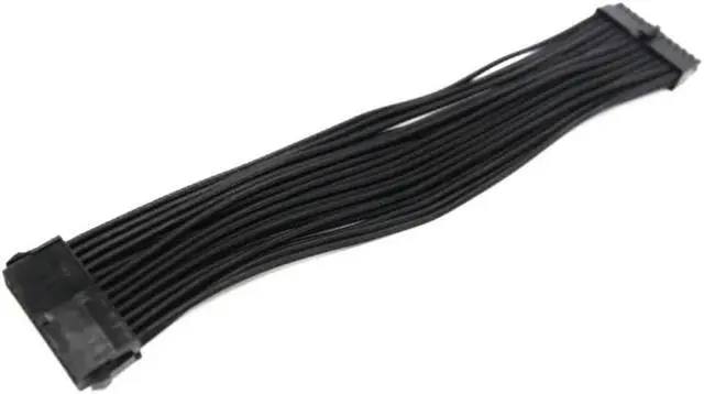 Main image of FOR Computer Power Supply Extension Cord With Cord Comb Female To Male Soft Cord Motherboard 24Pin Extension Cord 30Cm
