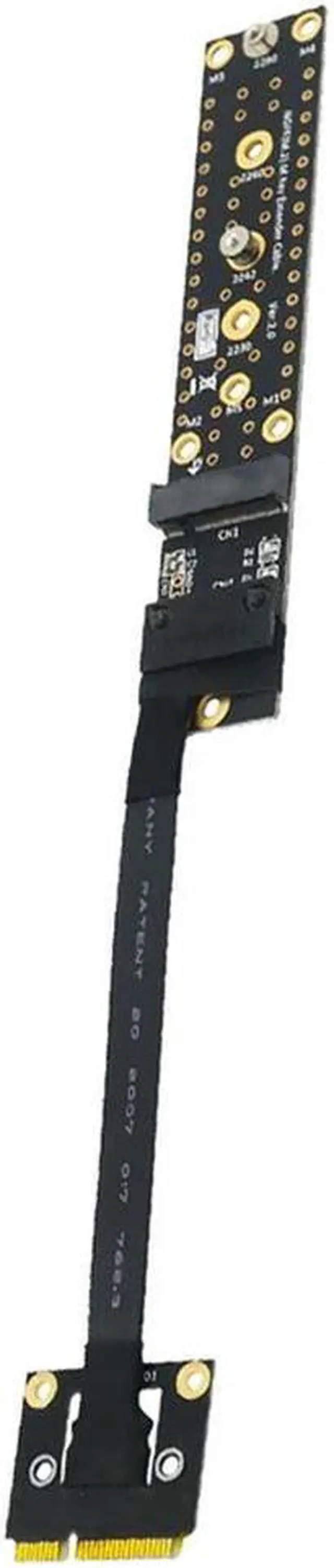 Main image of FOR Mini Pcie Male To Key M Female Adapter Cable 20Cm Support M.2 Key M SSD 2230/2242/2260/2280 Mini Pcie Extension Cable
