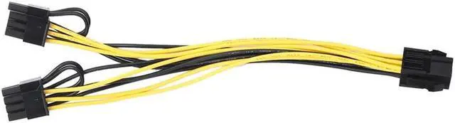 Main image of FOR 10 Pcs 6 Pin To Dual Pcie 8 Pin (6+2) Image Card PCI Express Power Adapter GPU VGA Y-Splitter Extension Cable Mining