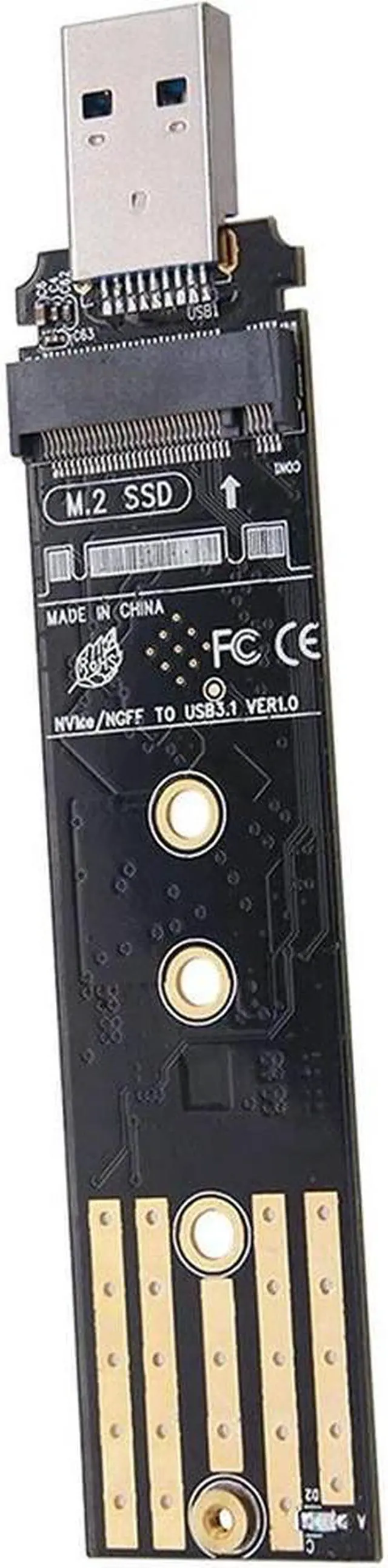 Main image of FOR M.2 NVME To USB Adapter RTL9210 Chip M-Key M.2 NGFF NVME To USB 3.1 Card Reader 10Gbps High Performance M.2 USB Adapter