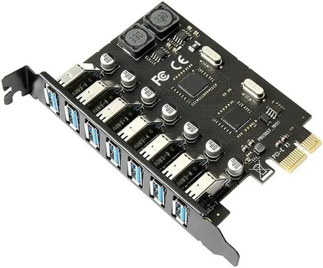 Main image of FOR Pcie Expansion Card 7 Port USB 3.0 PCI-E Desktop Computer Expansion Card External Power Supply Power Supply