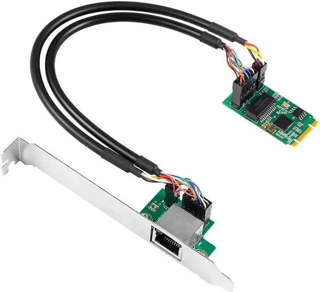 Main image of FOR 2.5G Base-T Gigabit Network Adapter I225 Chip 2500Mbps M.2 B/M Key To Pcie 2.5Gb Ethernet Card RJ45 LAN Controller Card