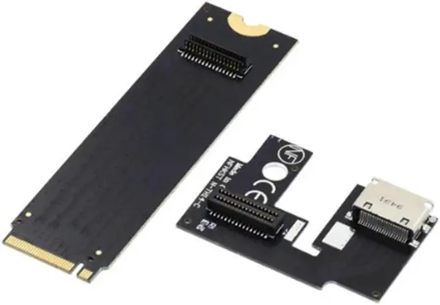 Alt view image 2 of 2 - FOR SFF-8612 to NGFF PCI-E 3.0 M.2 M-Key Host Adapter for 14+ External Graphics Card & SSD