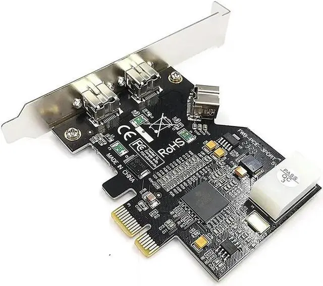 Main image of FOR 3 Port PCI-E Firewire 800 Card IEEE External1394b X 2 + Internal 1394B X 1 Controller Card Adapter For Win 7/8/10