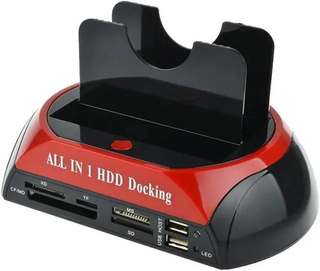 Main image of FOR All In 1 HDD ing Station USB 2.0 To 2.5Inch 3.5Inch IDE SATA SSD HD Hard Disk Drive Enclosure Card Reader US Plug