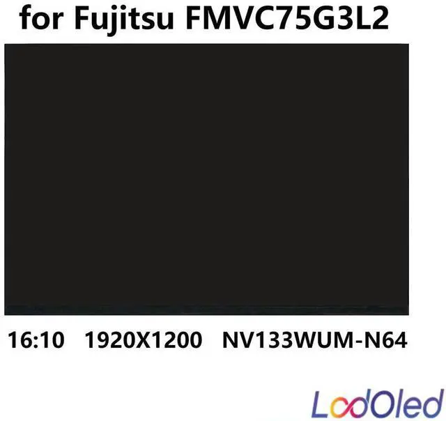 Main image of FOR 13.3 16:10 LED LCD Screen IPS Display Panel Matrix NV133WUM-N64 0B27 1920x1200 30 Pins 60 Hz