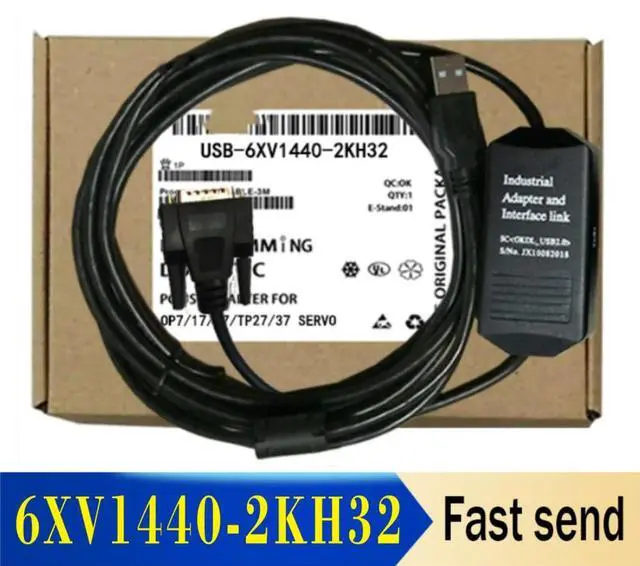 Main image of FOR 6XV1440-2KH32 is applicable to OP7/17/27/TP27/37 HMI screen programming cable USB port screen data download cable