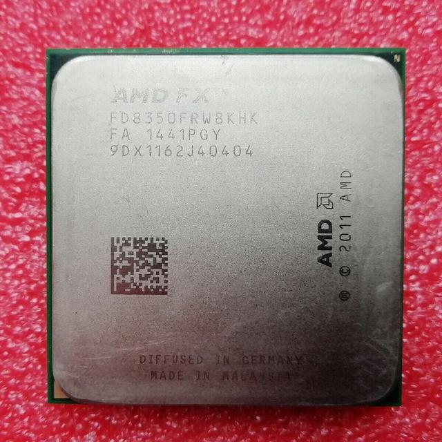 AMD FX-8350 Black Edition Vishera 8-Core 4.0 GHz (4.2 GHz Turbo) Socket  AM3+ 125W FD8350FRHKBOX Desktop Processor