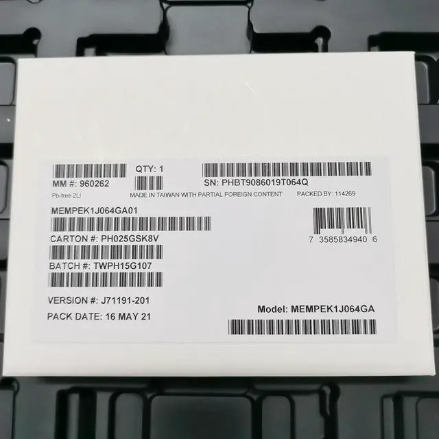 Alt view image 14 of 16 - Optane Memory M10  64Gb M.2 80