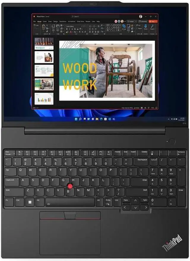Alt view image 6 of 6 - Lenovo ThinkPad E16 Gen1, WUXGA IPS 16", Intel Core i5-1335U, 16GB RAM, 256GB Nvme SSD, Windows 11 Pro