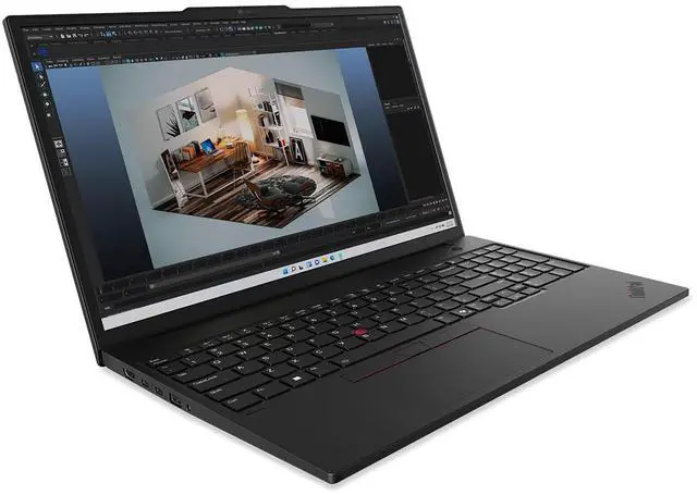 Alt view image 2 of 7 - Lenovo ThinkPad P16s Gen 3 Laptop Workstation, 16", Intel Core Ultra 7-155H AI-Ready, NVIDIA RTX 500 Ada, 32GB DDR5 RAM, 2TB SSD Nvme, Windows 11 Pro