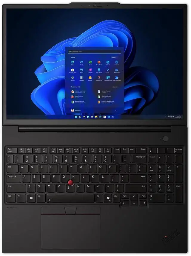 Alt view image 3 of 7 - Lenovo ThinkPad P16s Gen 3 Laptop Workstation, 16", Intel Core Ultra 7-155H AI-Ready, NVIDIA RTX 500 Ada, 32GB DDR5 RAM, 2TB SSD Nvme, Windows 11 Pro