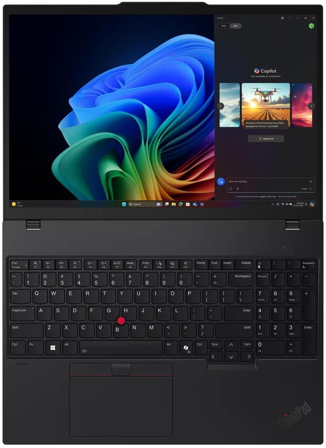 Alt view image 2 of 7 - Lenovo ThinkPad T16 Gen 4 Business Laptop, Intel Core Ultra 7-258V AI-Ready, 32GB DDR5 RAM, 512GB SSD Nvme, Win 11 Pro (Gift with Purchase)