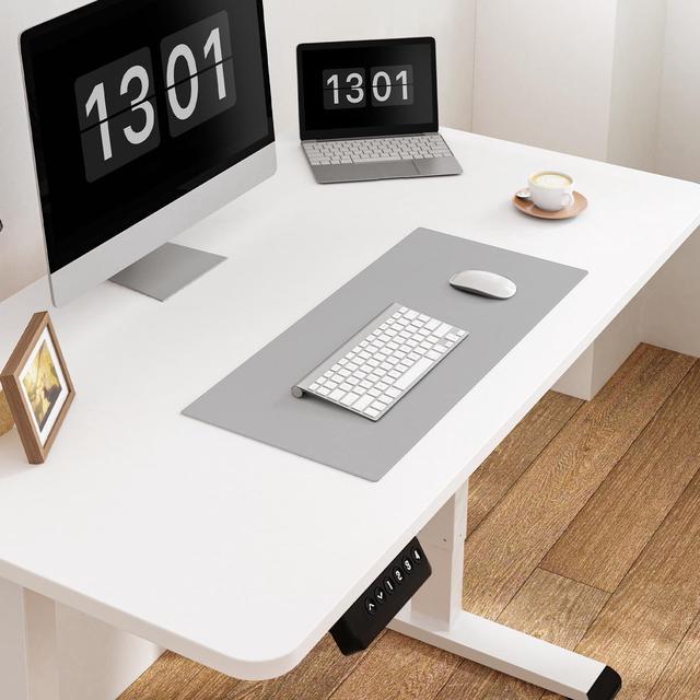 FlexiSpot Electric Height Adjustable White Standing Desk 48 × 30 inch with Memory Function