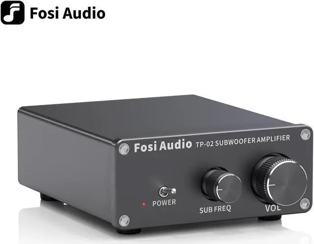 Main image of Fosi Audio TP-02 TDA7498E Subwoofer Amplifier Mini Sub Bass Digital Class D Integrated Subwoofer Amp 220Watt