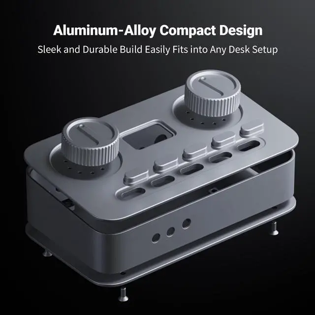 Alt view image 5 of 7 - Fosi Audio K7 DAC Headphone Amp, Desktop USB C Digital to Analog Audio Converter for Workspace and Gaming PC PS5