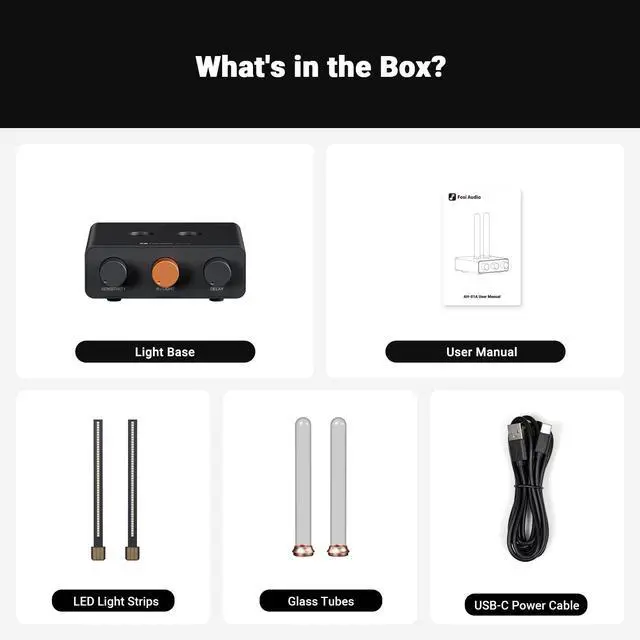 Alt view image 7 of 7 - Fosi Audio Music Visualizer, Sound Pickup Spectrum Analyzer, Vintage Tube RGB Ambient Light, Microphone Voice Picking Volume Display Meter for Home Stereo System Desktop, with Sensitivity Adjustment
