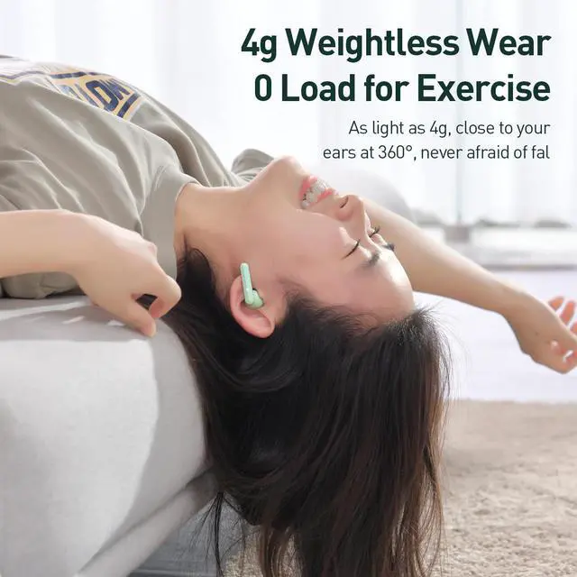 Alt view image 5 of 7 - Baseus True Wireless Earphones W09 White