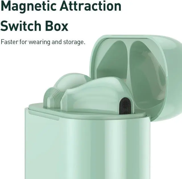 Alt view image 6 of 7 - Baseus True Wireless Earphones W09 White