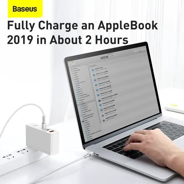 Alt view image 5 of 7 - Baseus Cafule Metal Data Cable Type-C to Type-C 100W 2m White