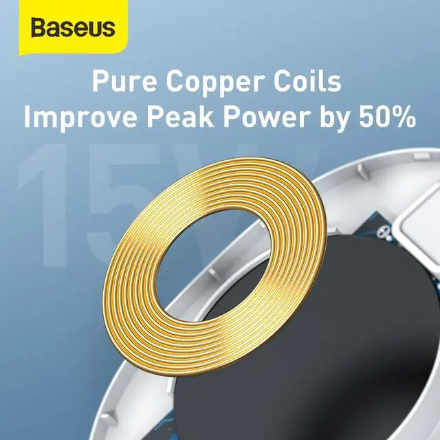 Alt view image 5 of 7 - Baseus Jelly wireless charger 15W White