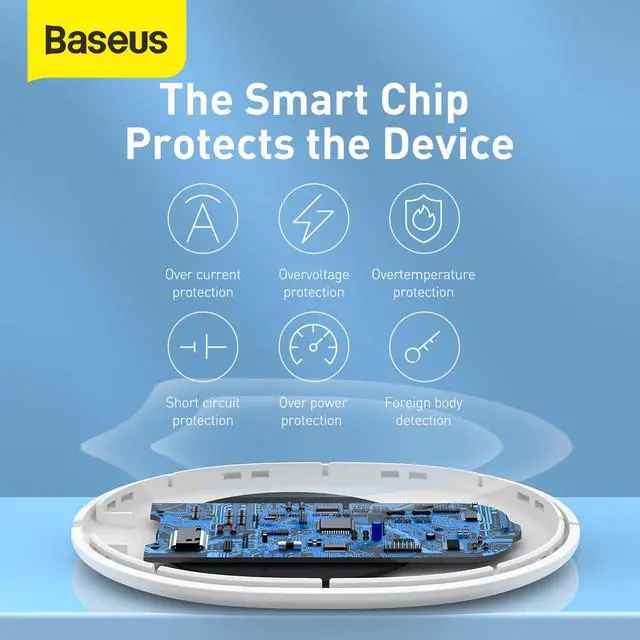 Alt view image 7 of 7 - Baseus Jelly wireless charger 15W White