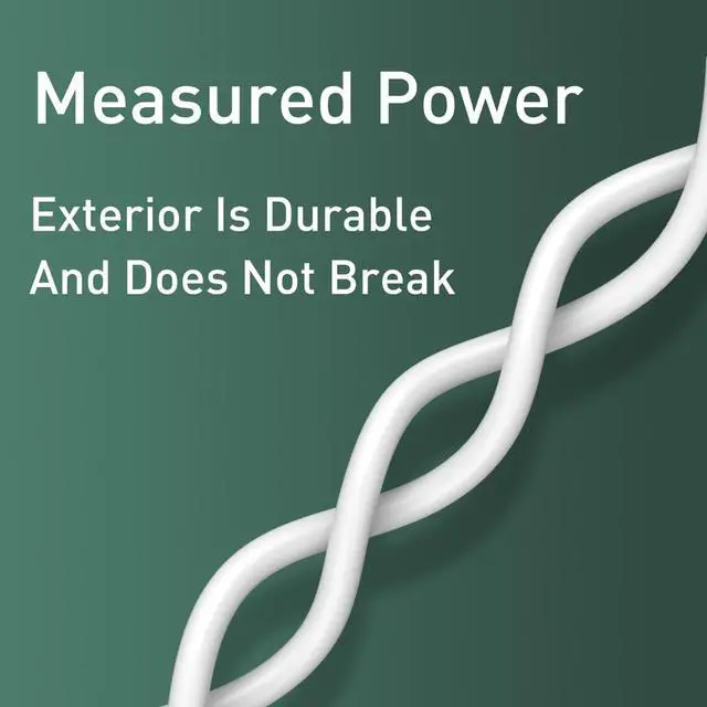 Alt view image 5 of 7 - Baseus Xiaobai series fast charging Cable Type-C 100W 1.5m White