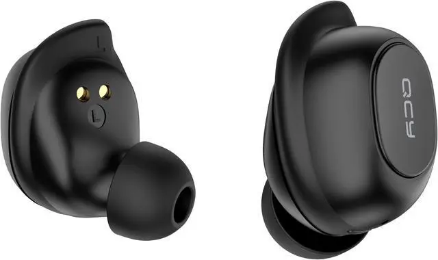 Alt view image 3 of 6 - QCY T9 True Wireless Earbuds with Microphone, TWS 5.0 Bluetooth Headphones,Compatible for iPhone, Android and Other bluetooth devices, Black