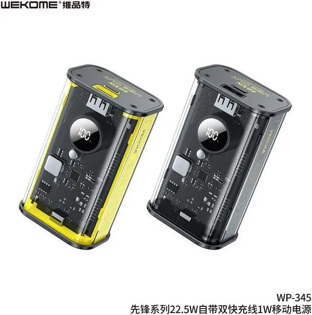 Main image of WEKOME WP-345  Power Bank quick charge  with 10000mAh battery