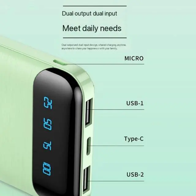 Alt view image 3 of 4 - WEKOME WP-161 Power Bank 10000MAH 4 USB port