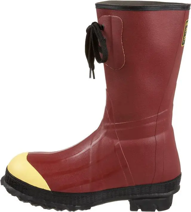 Alt view image 10 of 10 - LACROSSE 00223120-11 Size 11 Men's Steel Rubber Boot, Red