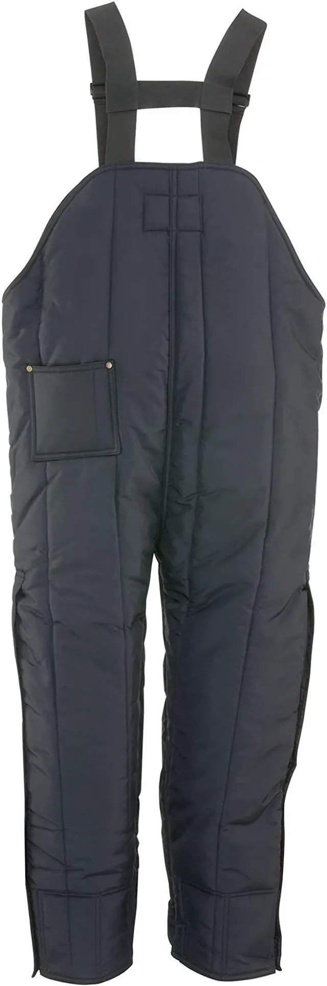 Alt view image 3 of 7 - REFRIGIWEAR 0385TNAVLAR 0385 Insulated Bib Overalls, Nylon, 6 oz Fabric Weight,