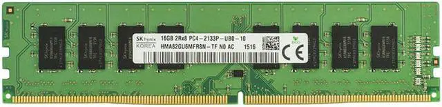 Main image of HMA82GU6MFR8N-TF SK Hynix 16GB DDR4 2133Mhz 2Rx8 PC4-17000 non-ECC Unbuffered CL15 288-Pin DIMM 1.2V Memory Module for Desktop