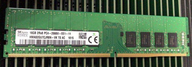 SK Hynix HMA82GU7CJR8N-VK DDR4 16GB 2666mhz PC4-21300 CL19 Ecc Registered  1.2v 2Rx8 288-pin dimm Memory Module for Server - Newegg.com