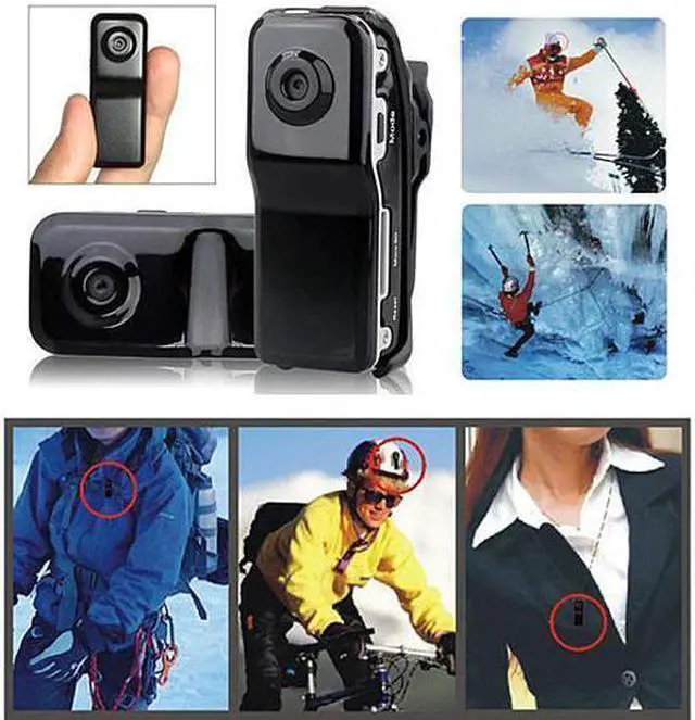 Main image of Vista Mini DVR Wireless Camera With Sound Activated Recording - Black
