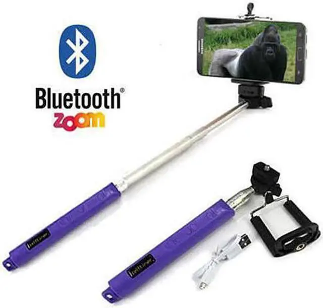 Main image of Vista Selfi Monopod Telescopic Stick with Bluetooth & Zoom controls - Yellow