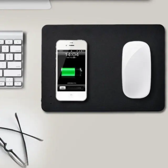Main image of Vista Superpower Pad 2 In 1 iPhone Wireless Charger; And Mouse Pad - Black