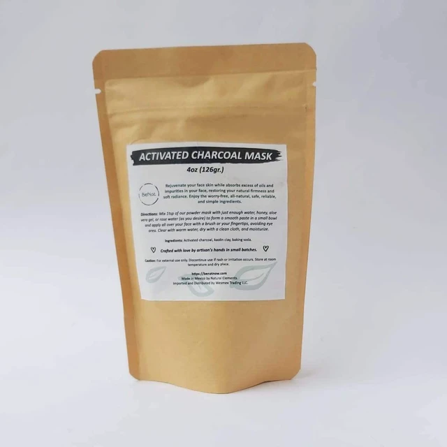 Main image of BeNat Activated Charcoal Mask - Black