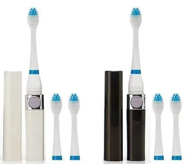 Main image of Vista MySonic ToothBrush Set of 2, For Your Home and Travel - Lime Green - Set of 2