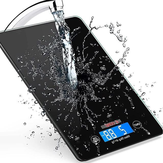 5 Core Kitchen Scale Digital Food Scales Bascula Electronic Cooking Scale  Weight Touch Screen Glass Top Diet 5kg/11Lbs Accuracy K 43 