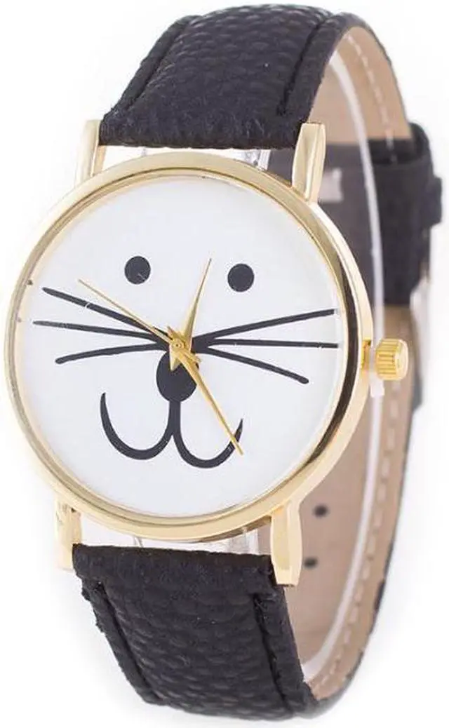 Main image of Mr. Whiskers Cat Watches 9 lives And 9 colors - Yellow