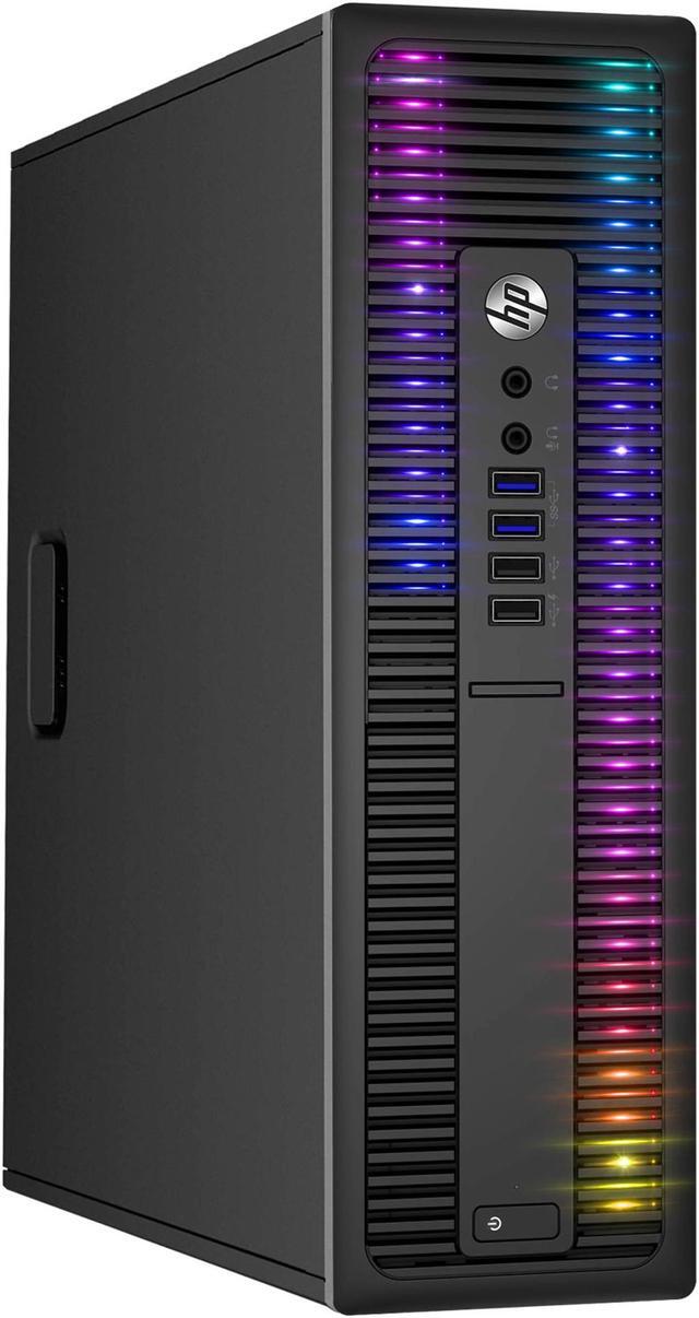 Alt view image 4 of 7 - HP ProDesk Desktop Customized RGB Lights Computer Intel Core i5 4570 3.2 GHz 8GB RAM 256GB SSD Win 10 Pro WIFI, HAJAAN Gaming PC Keyboard & Mouse