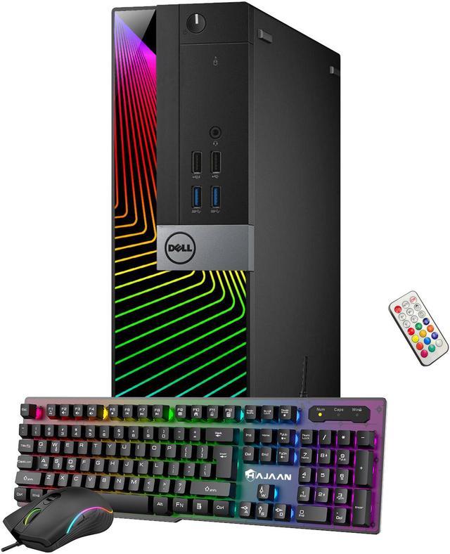 Refurbished: Dell OptiPlex Customized RGB Lights Computer Intel