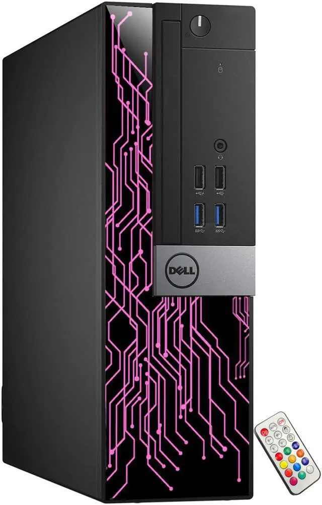 Alt view image 4 of 7 - Dell OptiPlex SFF Computer with 27 Inch Gaming Monitor i5 6500 3.2 GHz NVIDIA GT 1030 2GB 16GB RAM 512GB SSD Win 10 Pro WIFI, HAJAAN Keyboard & Mouse