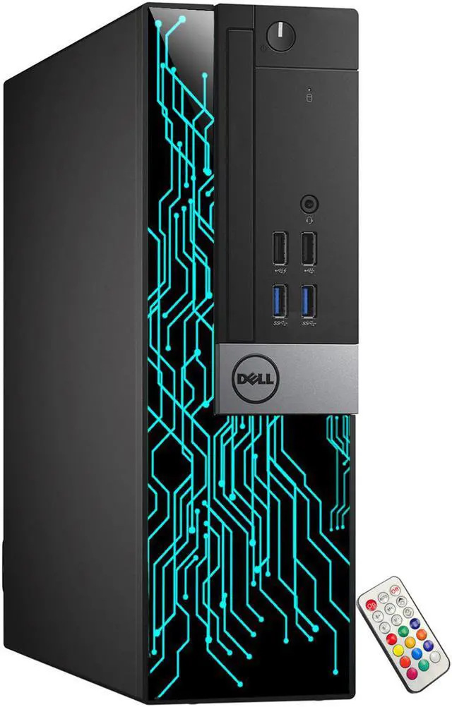 Alt view image 5 of 7 - Dell OptiPlex SFF Computer with 27 Inch Gaming Monitor i5 6500 3.2 GHz NVIDIA GT 1030 2GB 16GB RAM 512GB SSD Win 10 Pro WIFI, HAJAAN Keyboard & Mouse