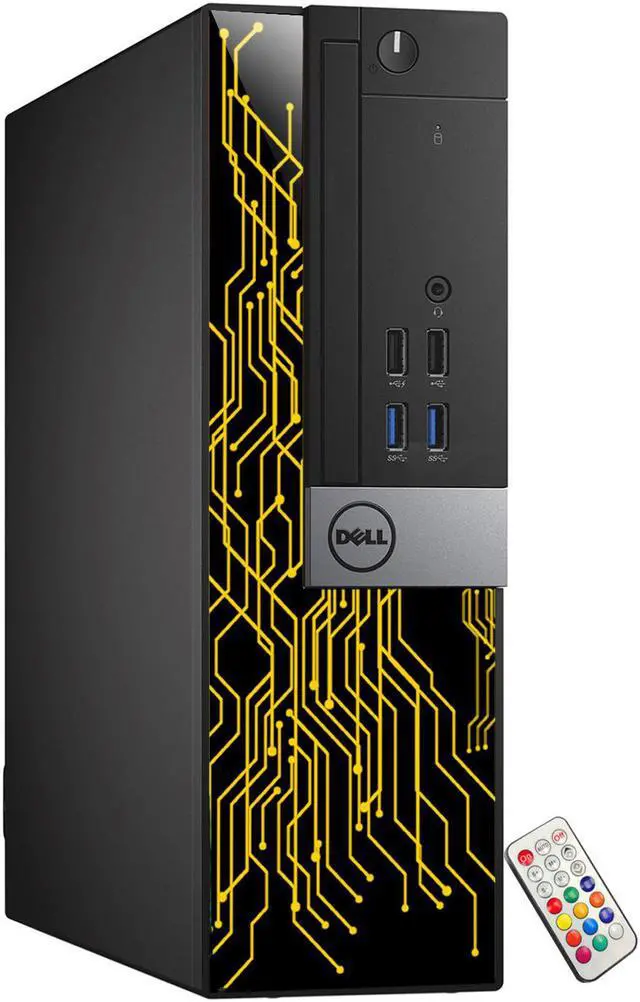 Alt view image 6 of 7 - Dell OptiPlex SFF Computer with 27 Inch Gaming Monitor i5 6500 3.2 GHz NVIDIA GT 1030 2GB 16GB RAM 512GB SSD Win 10 Pro WIFI, HAJAAN Keyboard & Mouse