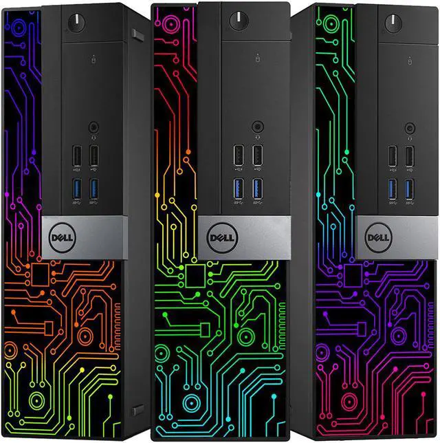 Alt view image 2 of 7 - Dell Computer Desktop PC, Intel Core i3-6100 3.70 GHz, 16GB RAM, 256GB M.2 SSD (Fast Boot), 1TB HDD, GeForce GT 1030 2GB, Gaming KB & M, WiFi, Windows 10 Pro