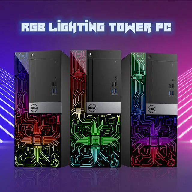 Alt view image 3 of 7 - Dell OptiPlex Gaming Desktop Computer PC | Intel i5 Quad-Core Processor | 16GB RAM | 1TB SSD | NVIDIA GeForce GTX 1050 Ti 4 GB GDDR5 | Windows 10 | Wi-Fi